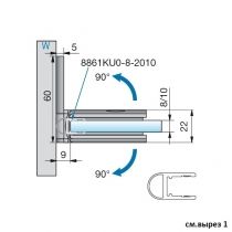Петля Pontere 8406